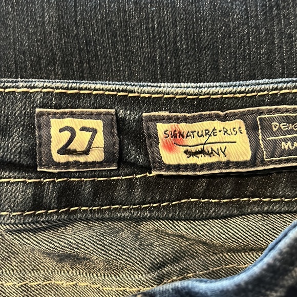 Miss Me Signature Rise Skinny Jeans Embroidered Back Flap Pocket Size 27 - Picture 5 of 11